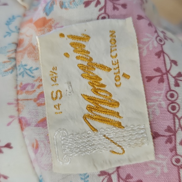 Vintage Floral Wedding Rare  Blouse - Picture 8 of 8